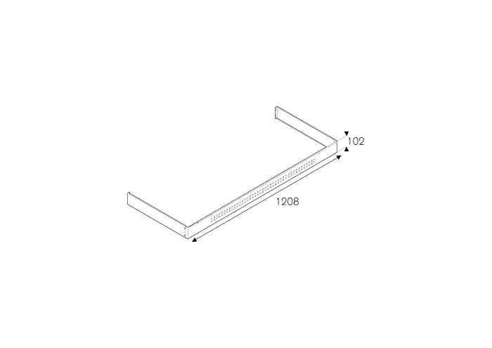 Zoccolo 120 cm per cucine Professional | Bertazzoni