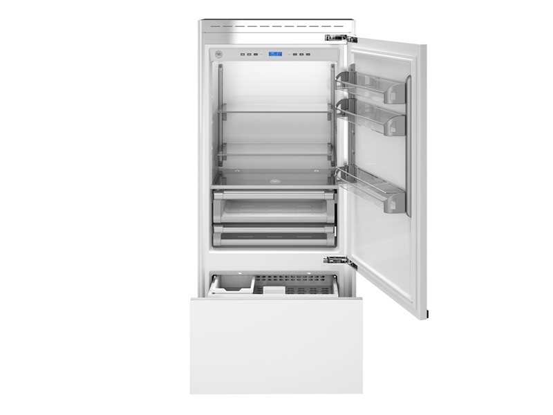 90 cm frigorifero ad incasso, panel ready apertura lato destro | Bertazzoni - Acciaio inox