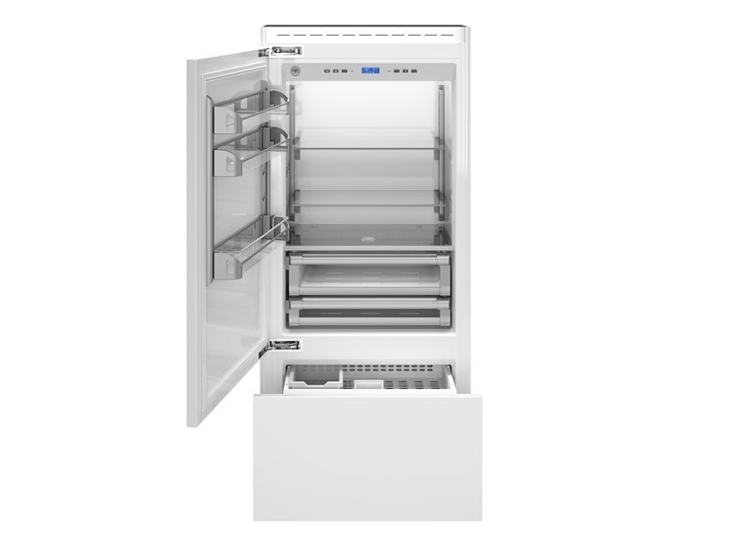 90 cm frigorifero ad incasso, panel ready apertura lato sinistro | Bertazzoni - Acciaio inox