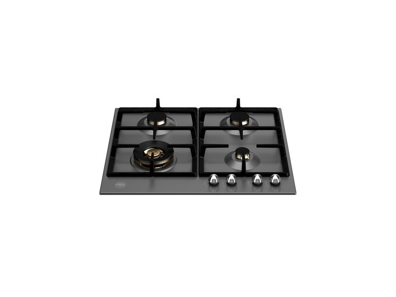 60 cm piano gas con wok | Bertazzoni - Nero Opaco