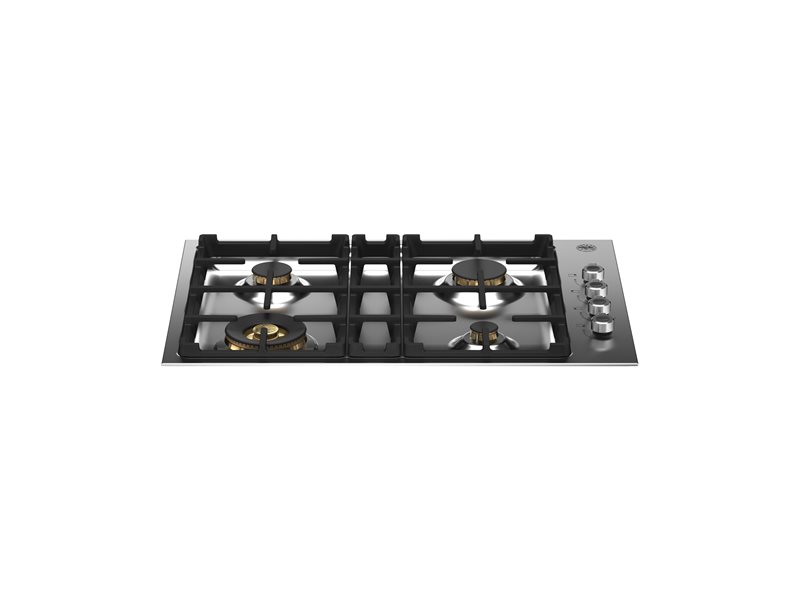 30 Drop-in Gas Cooktop 4 brass burners