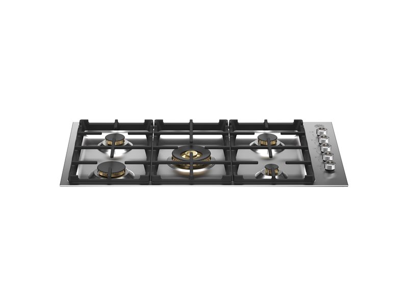 36 Drop-in Gas Cooktop 5 brass burners