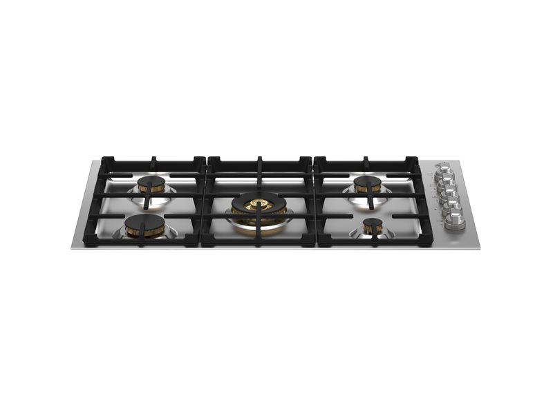 36 Drop-in Gas Cooktop 5 brass burners