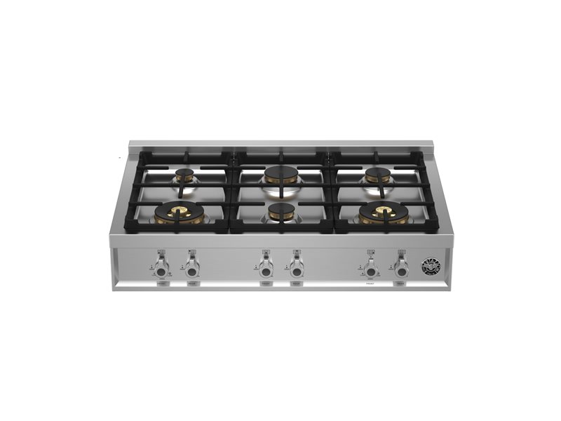 36 Gas Rangetop 6 brass burners