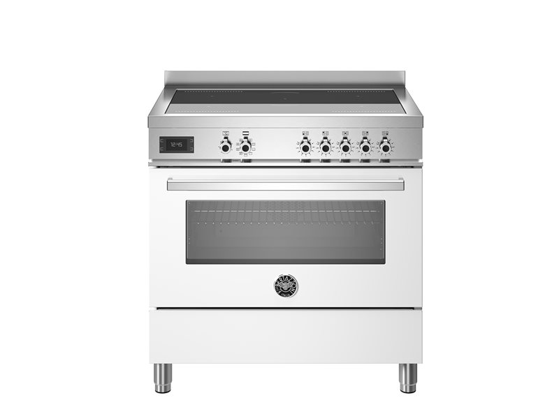 90cm cucina Air-Tec con piano a induzione e cappa integrata, forno  elettronico