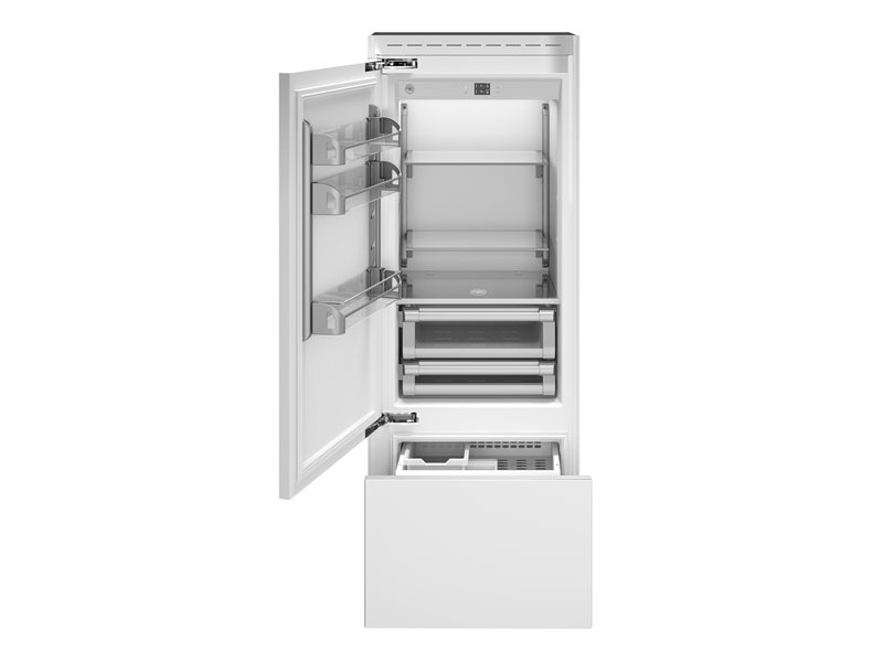 75 cm frigorifero ad incasso, panel ready apertura lato sinistro | Bertazzoni - Bianco