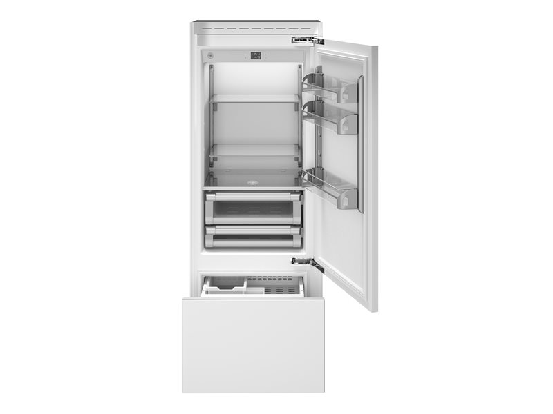 75 cm frigorifero ad incasso, panel ready apertura lato destro | Bertazzoni - Bianco