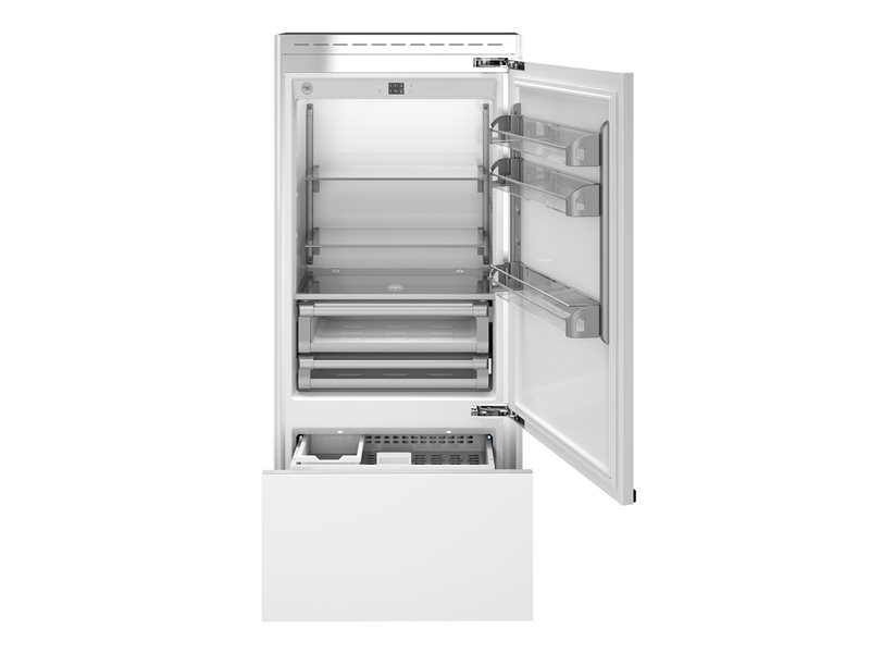 90 cm frigorifero ad incasso, panel ready apertura lato destro | Bertazzoni - Bianco